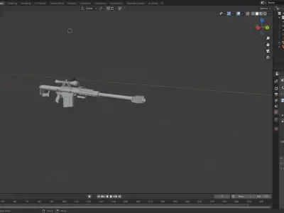 BARETT M82A1 MODEL Free low-poly 3D model