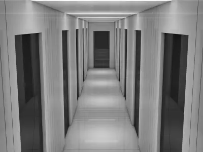 Sci Fi Interior 3D model 87