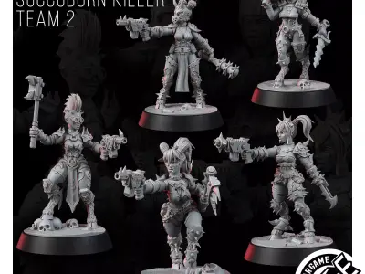 RENEGADES OF EXCESS SUCCUBORN KILLER TEAM 2 3D model
