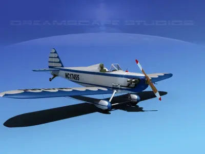 Flybaby biplane 3D model