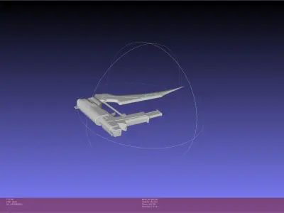 RWBY Ren Gun Basic Model 3D model