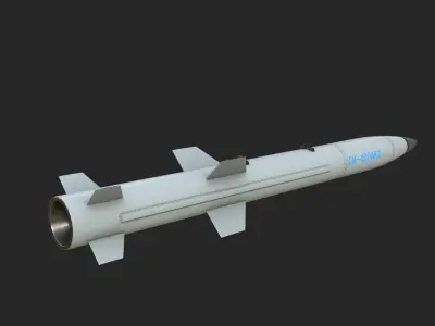CM-400AKG Lang Range Air-to-Surface missile Low-poly 3D model