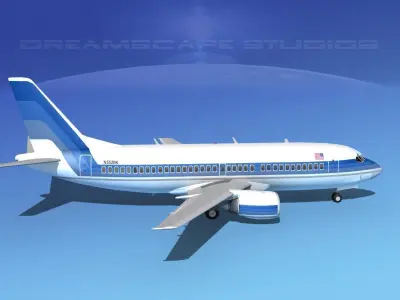 Boeing 737-300 Corporate 3D model
