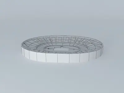 Roman amphitheater Merida Free 3D model
