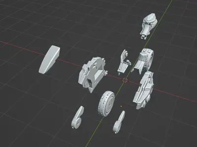 Cyberbike 3D print model