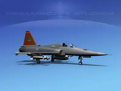 Northrop F-20 Tigershark V05 3D model