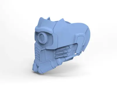 Starlord Helmet 3D model