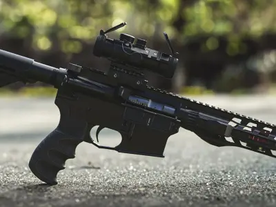 M4A1 -  AR-15 High-poly 3D model