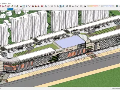 Sketchup Shopping Center 269 3D model