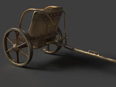 King Tut Chariot figure   3D model