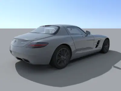 Mercedes SLS AMG Free 3D model