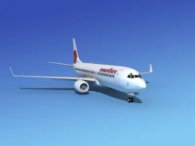 Boeing 737-800 Hawaiian Airlines 3D model