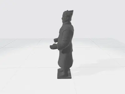 Terracotta Warriors Officer 3D Model 3D print model