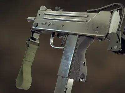 Mac-11 submachine gun 3D model
