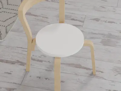 Kids Chair MOCKA Hudson Free 3D model