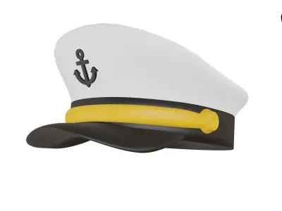 Captain Hat 3D model