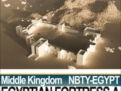 Egyptian Fortress A Middle Kingdom 3D model