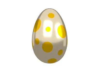 Dinosaur Egg v2 Pack Low-poly 3D model