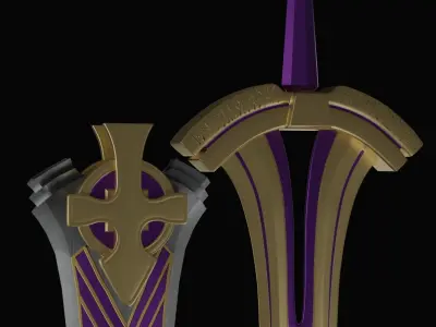 Excalibur Proto Sword of Promised Victory 3D model