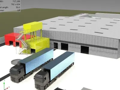 Production Facility 3D model