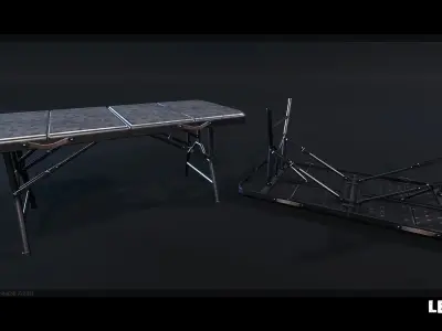 The Rally Point Military Props Low-poly 3D model