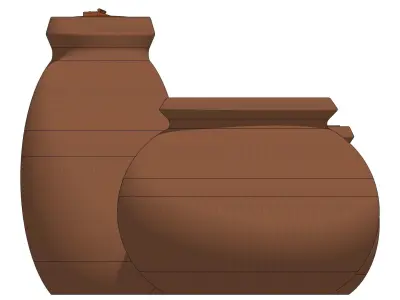 Earthenware Pot  Free 3D model