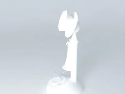 old phone 2 Free 3D model