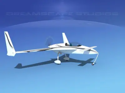 Rutan VariEze V16 3D model