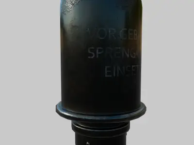 Grenade M24 Stielhandgranate Low-poly 3D model