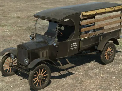 Ford Model T 1924 3D model