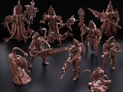Kill Squad - Obsidian Conclave - Tomb World 3D print model
