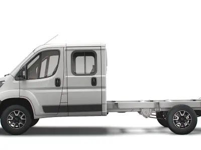 Opel Movano Chassis Truck Crew Cab 4035 WB 2022 3D model