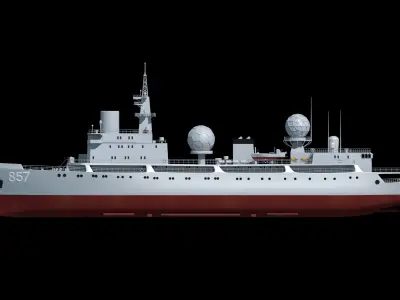 857 Tianshu Star Electronic Reconnaissance Ship 3D 3D model