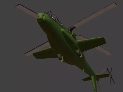  Lockheed AH-56  3D print model