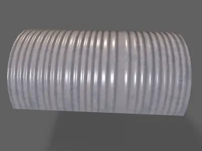 Lowpoly PBR Aircraft Hanger Low-poly 3D model