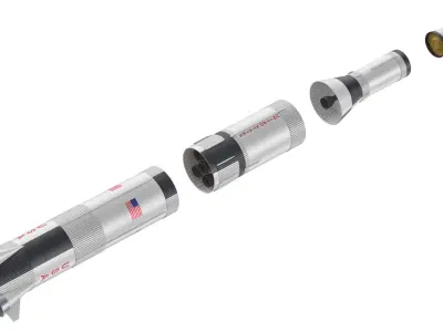 Saturn V Rocket 01 3D model