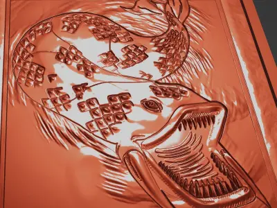 7 COLORED FISH - YU-GI-OH Free 3D print model