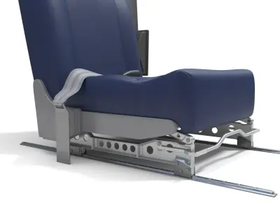 Aircraft Seat 4 3D model