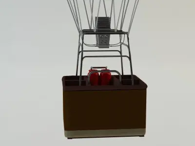 Hot Air Balloon 3D model