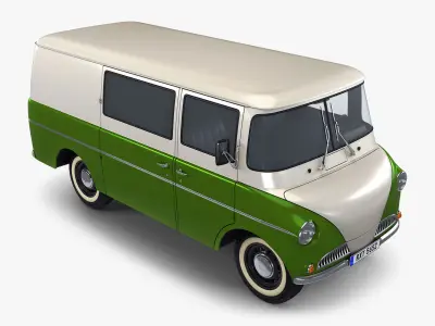 Generic Retro Cargo Van M 1 3D model