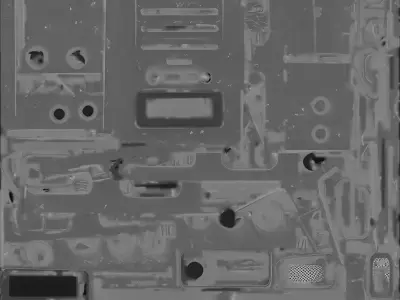 Field Radio Communicator 3D Model Military Survival Gear Low-poly 3D model