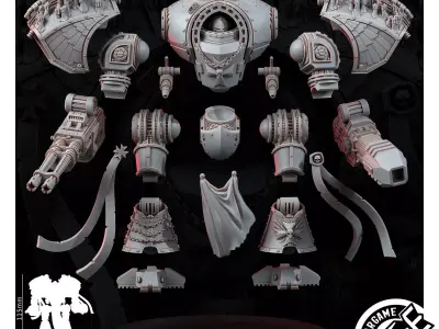 IMPERIAL SIEGE DREADNOUGHT CATACLYSM CONFIGURATION BT V1 3D model