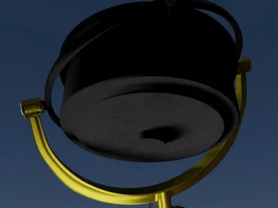 WW1 Aircraft Compass 3D model