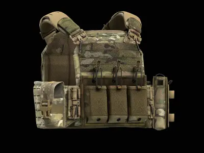 Strandhogg v3 SAPI Cut Plate Carrier V2 Low-poly 3D model