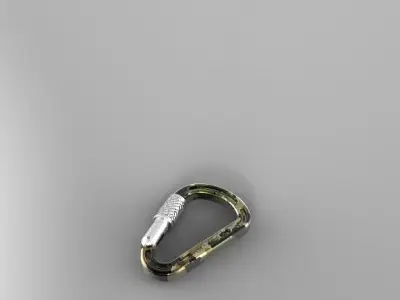 Carabiner Mosquetn Free 3D model