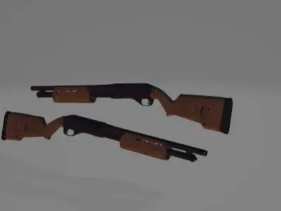 Remington 870 3D model