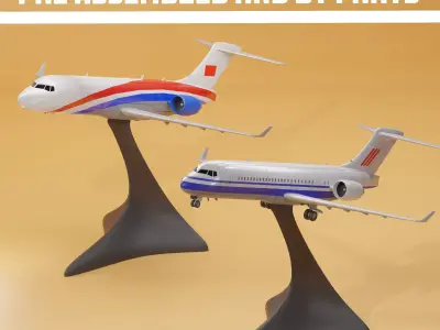 Comac C909 ARJ21 PASSENGERS AIRCRAFT V1 3D print model