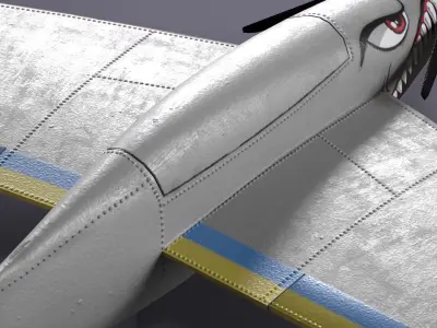  Military Drone  Low-poly 3D model