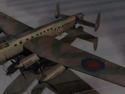 Avro Lancester B Mk-3 Special - Dambuster 3D model