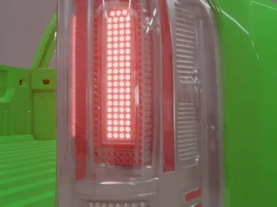 07 - 09 GM TAILLIGHT ISX CUSTOMS 3D model